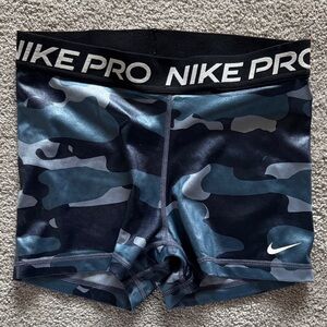 Nike Pro Dri-FIT Gray Compression Shorts